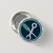 Rond 2,50 Cm Badge des banques - AC (Devant & derrière)