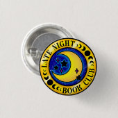 Rond 2,50 Cm Badge du club de lecture de nuit (Devant & derrière)