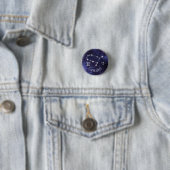 Rond 2,50 Cm Badge Gemini, Badge Zodiac Horoscope (En situation)