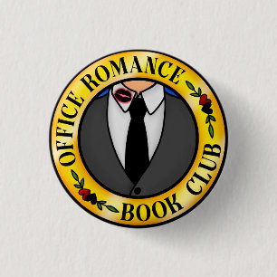 Rond 2,50 Cm Badge Office Romance Book Club