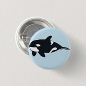 Rond 2,50 Cm Badge Orca (Devant & derrière)