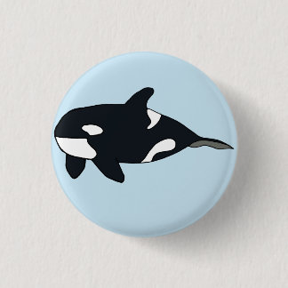 Rond 2,50 Cm Badge Orca
