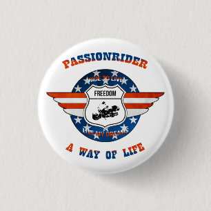 Rond 2,50 Cm Badge PassionRider