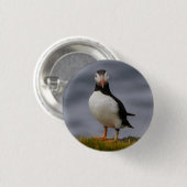 Rond 2,50 Cm Badge Puffin (Devant & derrière)