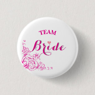 Rond 2,50 Cm Badge Team Bride ladkiwale Bouton