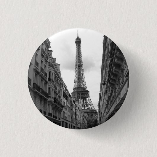 Rond 2,50 Cm Badge Tour Eiffel (Devant)