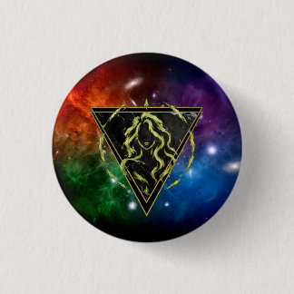 Rond 2,50 Cm Badge Vierge Zodiaque Cadeau Astrologie