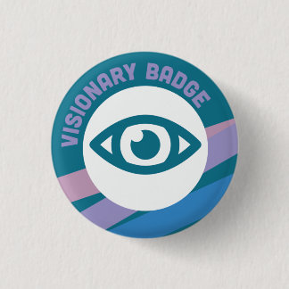 Rond 2,50 Cm Badge Visionnaire - Bouton