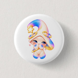 Rond 2,50 Cm Badge Zessi émerveillé - Collection Humeur