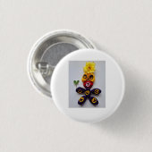 Rond 2,50 Cm Bonne chance à vous ! badge (Devant & derrière)