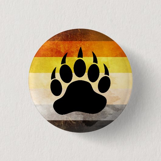 Rond 2,50 Cm Gay Bear Badge / Button (Devant)