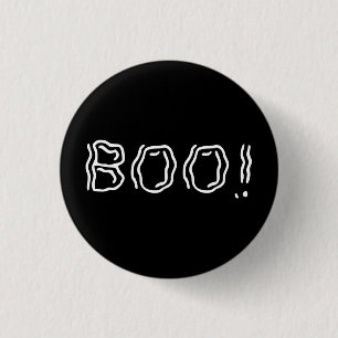 Rond 2,50 Cm Ghomajorité Boo ! Badge