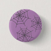Rond 2,50 Cm Halloween Black Spiderweb - Armoire ronde Badge (Devant)