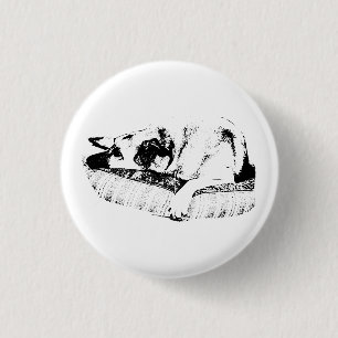 Rond 2,50 Cm Ink Lounge, Badge Graphique Flair