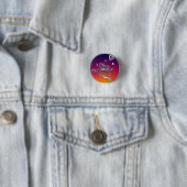 Rond 2,50 Cm La beauté des coeurs Badge (En situation)