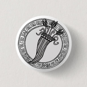 Rond 2,50 Cm Les Olympiens ! Redemeter / Ceres Symbole badge
