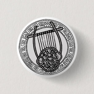 Rond 2,50 Cm Les Olympiens ! Symbole Apollo / Apollo badge