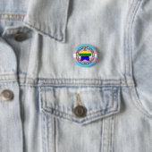 Rond 2,50 Cm (LGBTQ) Badge certifié des membres FinnFam (En situation)