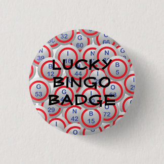 Rond 2,50 Cm Lucky Bingo Badge