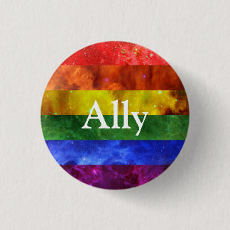 Rond 2,50 Cm Nebula Pride Badge Ally