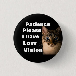 Rond 2,50 Cm Patience, s'il vous plaît, j'ai un badge de visio