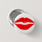 Rond 2,50 Cm Petit badge de Kiss (Devant & derrière)
