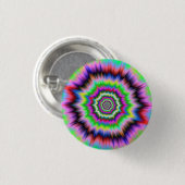 Rond 2,50 Cm POW ! Badge (Devant & derrière)