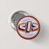 Rond 2,50 Cm SNÖWFLAKE MAKER - EMbED - BADGE (Devant & derrière)