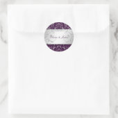 Rond 311-Silver Divine | Sticker d'aubergine (Sac)