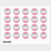 Rond 311-Silver Divine | Sticker rose lusical (Feuille)