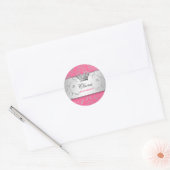 Rond 311-Silver Divine | Sticker rose lusical (Enveloppe)