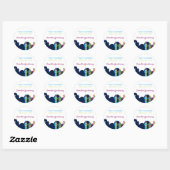 Rond 3 Reyes Sticker de voeux (Feuille)