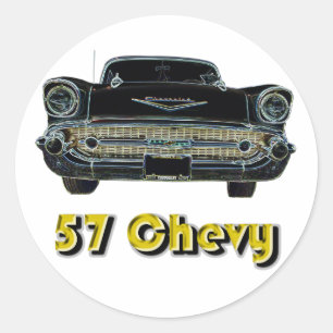 Rond 57 Sticker Chevy