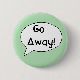 Rond 5 Cm Anxiété, espace personnel, Autisme, Partir badge