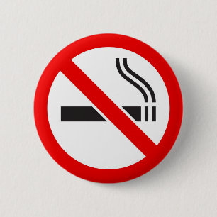 ROND 5 CM AUCUN BADGE DE RETOUR DU NIP FUMEUR