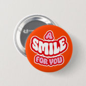 Rond 5 Cm Badge A Smile For You/ (Devant & derrière)