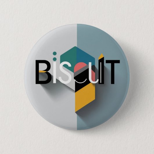 Rond 5 Cm Badge Biscuit (Devant)