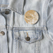 Rond 5 Cm Badge cristal or personnalisé (En situation)