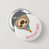 Rond 5 Cm badge d'anniversaire personnalisé et heureux Stanl (Devant & derrière)