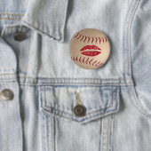 Rond 5 Cm badge de baiser de baseball (En situation)