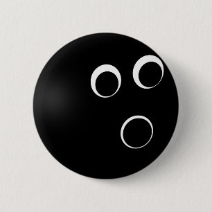 Rond 5 Cm badge de balle de bowling