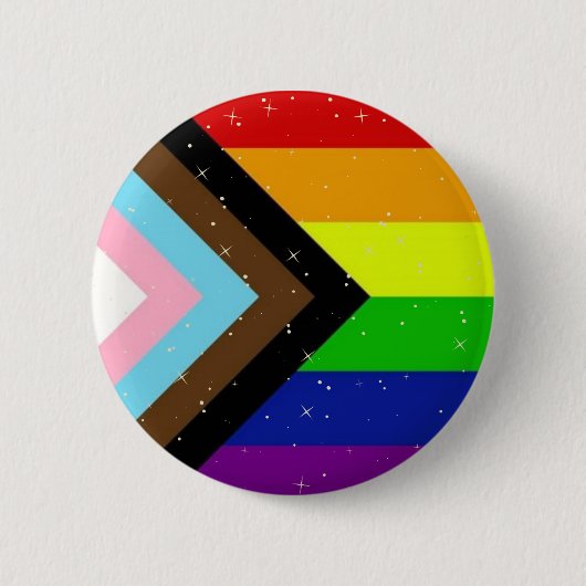 Rond 5 Cm Badge de fierté LGBTQIA+ (Devant)