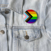 Rond 5 Cm Badge de fierté LGBTQIA+ (En situation)
