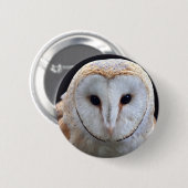 Rond 5 Cm Badge de la Chouette (Devant & derrière)