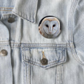 Rond 5 Cm Badge de la Chouette (En situation)