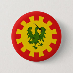 Rond 5 Cm Badge de la population du Collège de Sainte-Christ