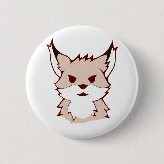 Rond 5 Cm badge de renard mignon