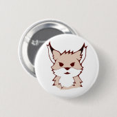 Rond 5 Cm badge de renard mignon (Devant & derrière)