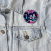 Rond 5 Cm Badge de sensibilisation au TOC (texturé) (En situation)