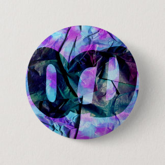 Rond 5 Cm Badge de sensibilisation au TOC (texturé)